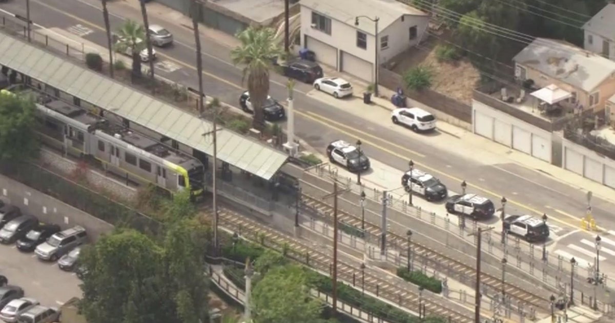 Police investigate Highland Park Metro Station stabbing - CBS Los Angeles