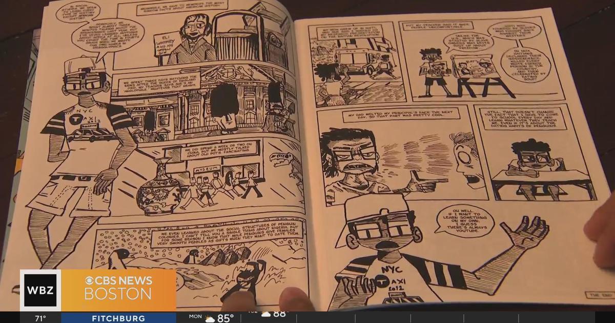 12-year-old illustrator Nile Hennick teams up with writer and dad to create comic books