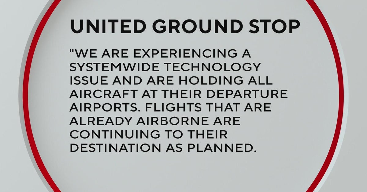 United Airlines Nationwide Ground Stop Passengers Left Stranded - 3451xpv