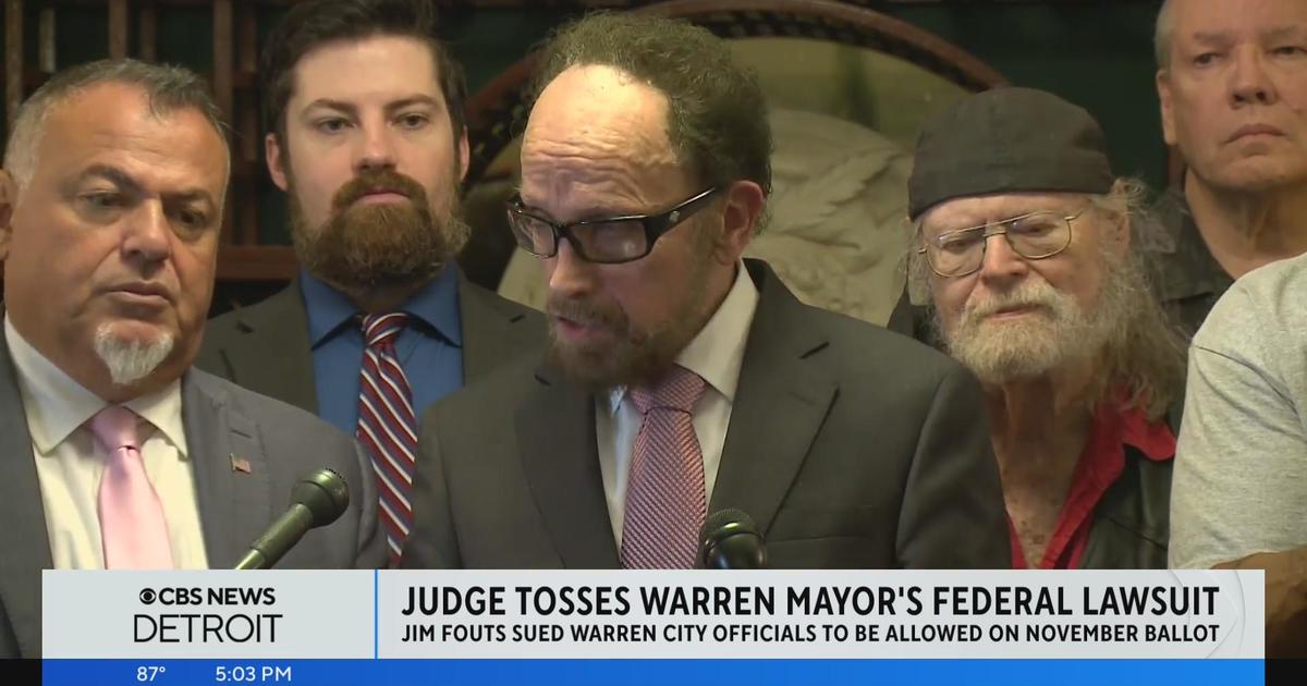 Federal Judge Throws Out Warren Mayor Jim Fouts' Lawsuit Against City ...