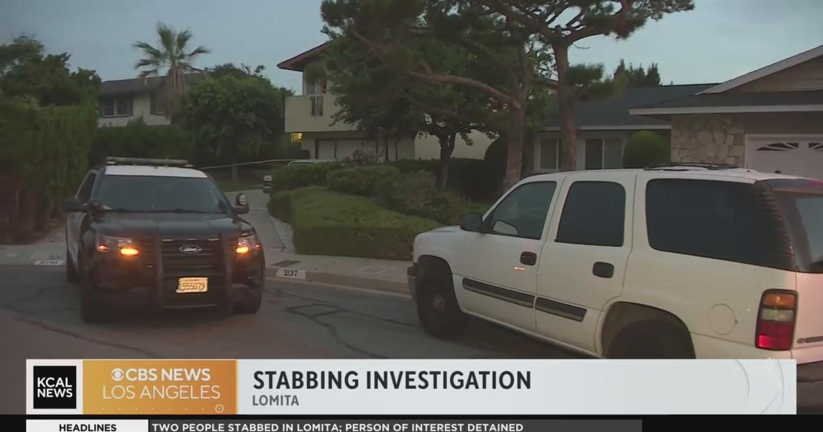 Stabbing investigation underway in Lomita neighborhood CBS Los Angeles