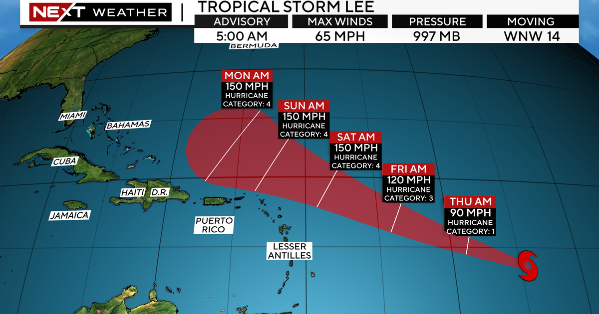 NEXT Weather Tropical Storm Lee expected to intensify into dangerous hurricane by weekend NEXT Weather Tropical Storm Lee expected to intensify into dangerous hurricane by weekend