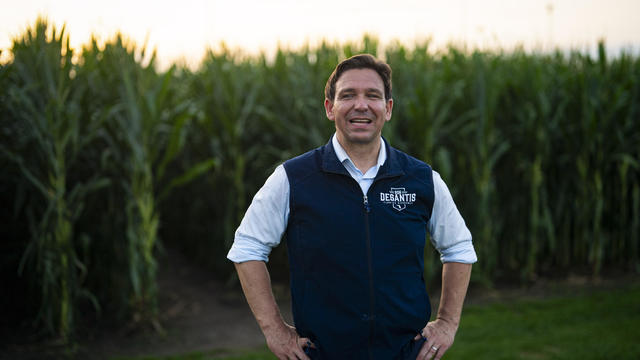 GOP Presidential Candidate Ron DeSantis Visits Field Of Dreams 
