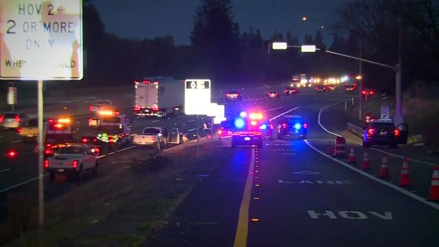 dodge truck and pedestrians hit along i-5 at sutterville road 