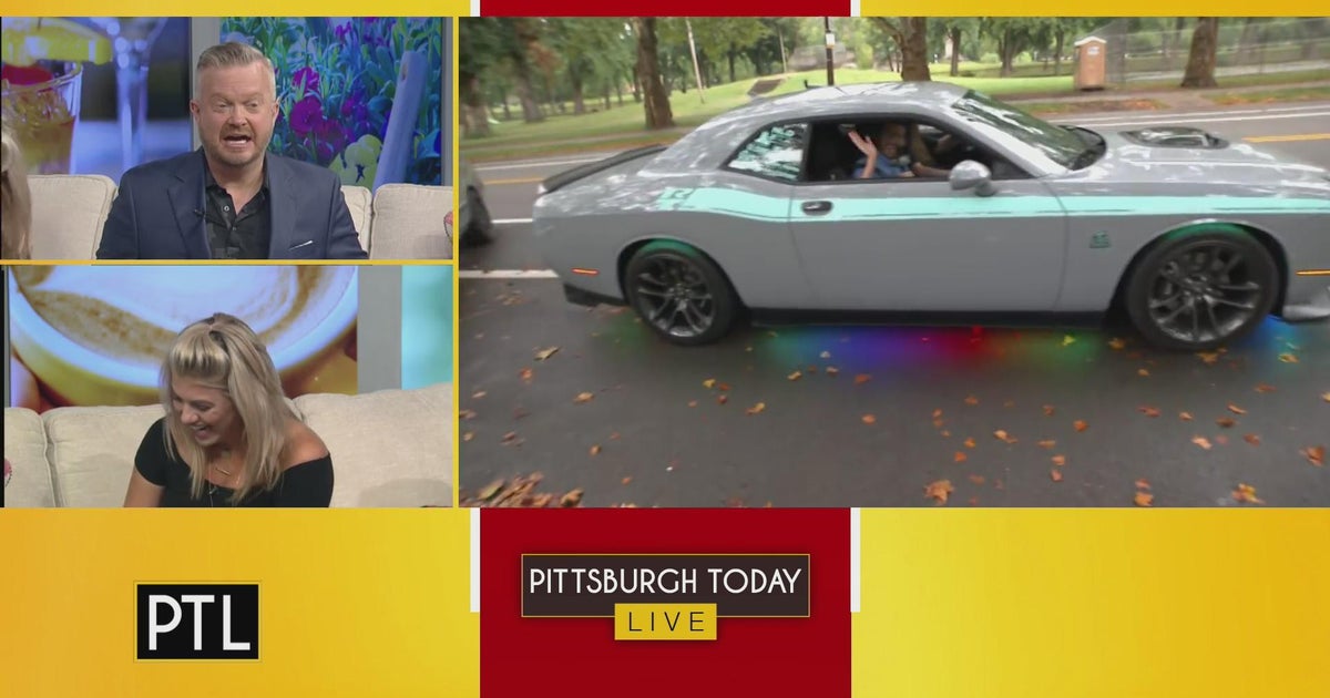 Boaz gets a ride at Pistons in the Park CBS Pittsburgh