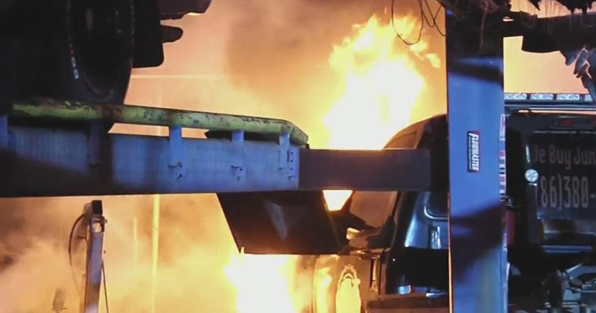 Truck hearth ruined quite a few autos in front of Miami muffler store