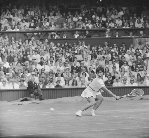 Rosemary Casals At 1970 Wimbledon Championships 