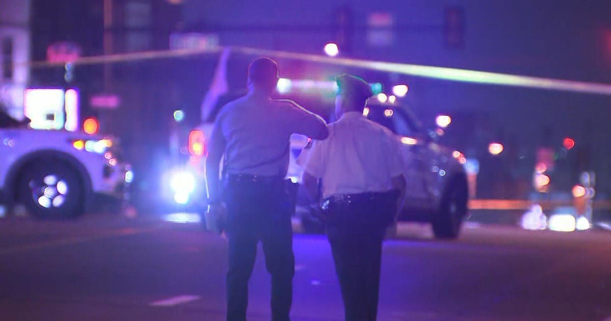 Two men were injured in the North Philadelphia shooting and crash