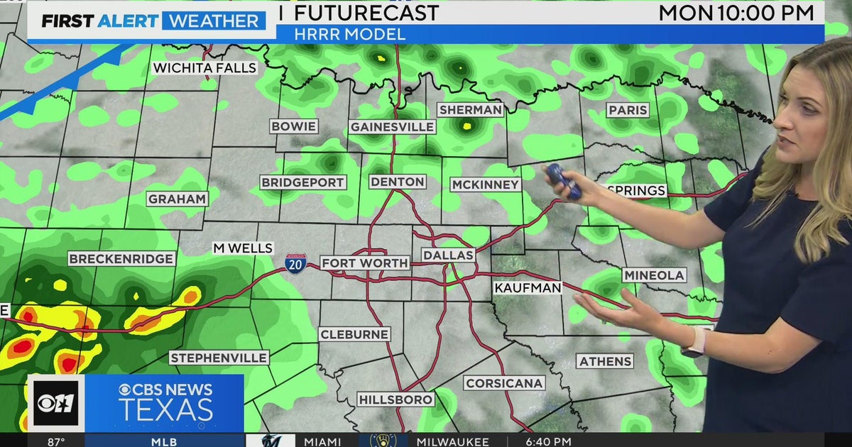 Cold front moving through North Texas overnight brings scattered ...