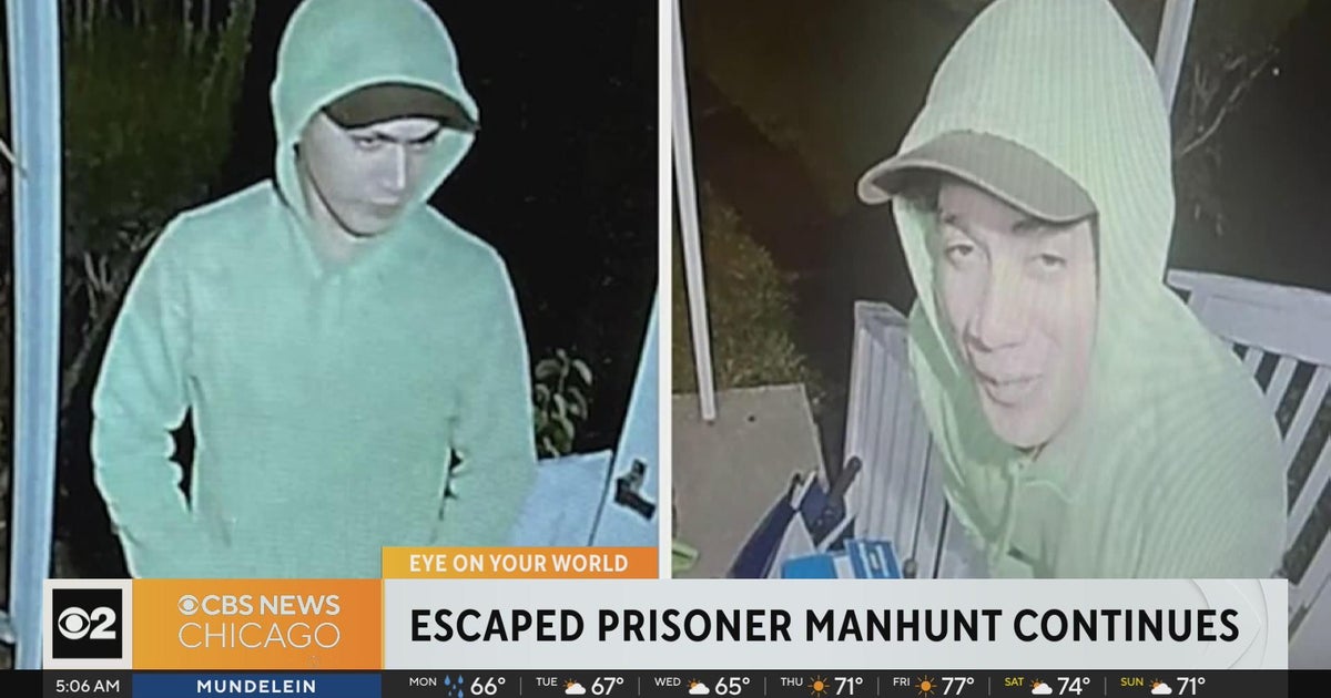 Escaped prisoner manhunt continues - CBS Chicago