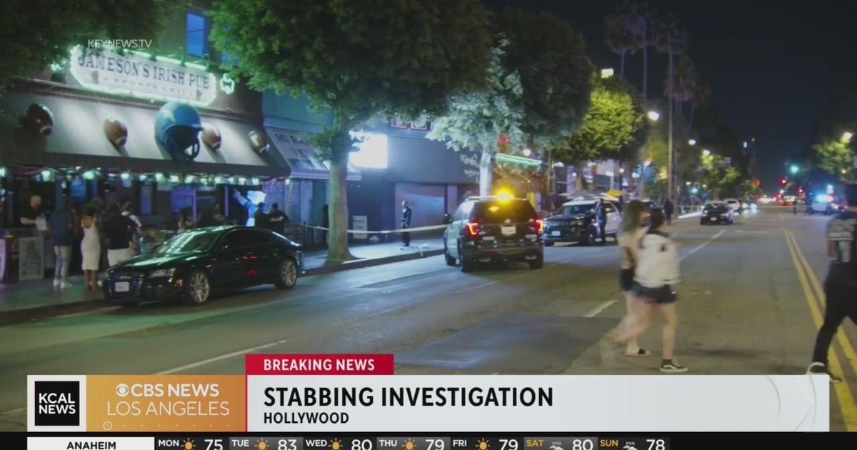 Hollywood stabbing: Man in critical condition, 2 suspects at large ...