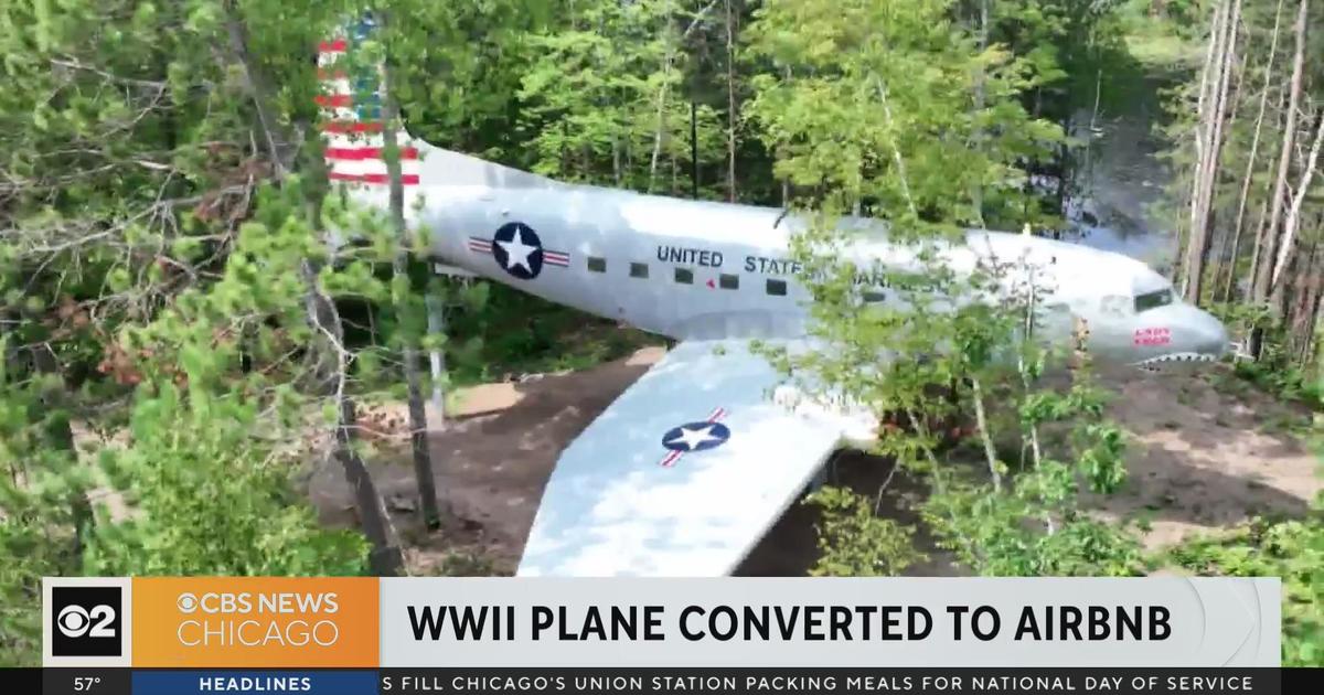 World War II cargo plane converted into Airbnb