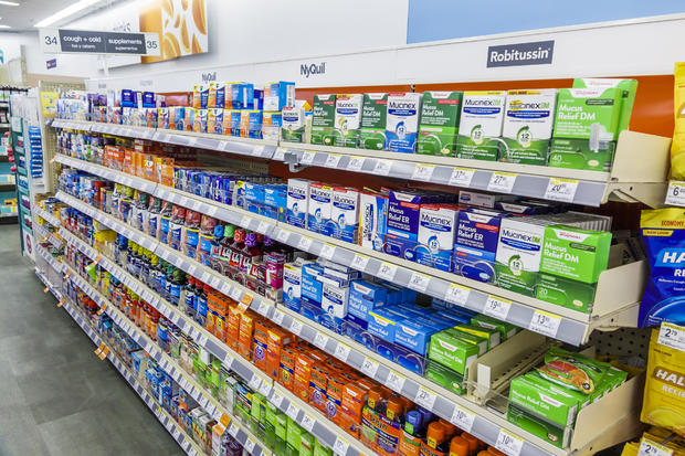 Walgreens pharmacy, over-the-counter medicine, cough, cold and flu relief 