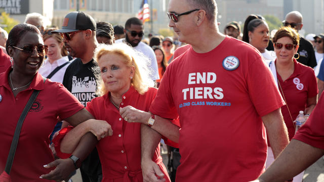 UAW Members Participate In Labor Day Parade 