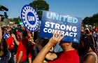 United Auto Workers Members March In Detroit Labor Day Parade 