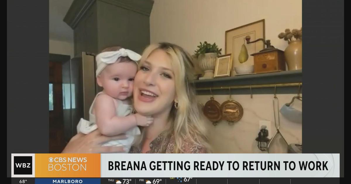 New mother Breana Pitts excited for return to WBZ