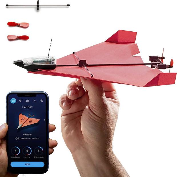 POWERUP 4.0 The Next-Generation Smartphone Controlled Paper Airplane Kit 