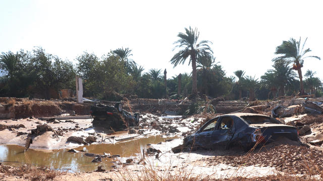 Aftermath of deadly floods in Libya 