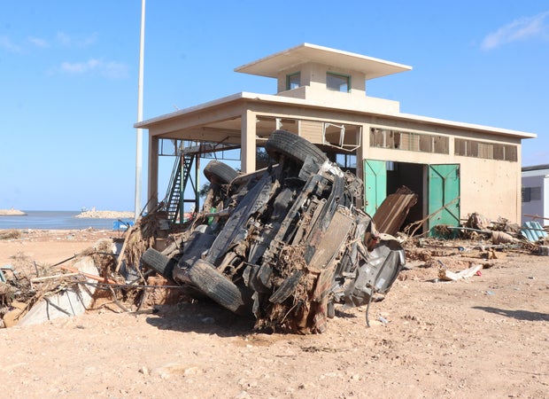 Aftermath of deadly floods in Libya