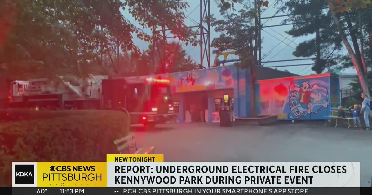 Underground electrical fire breaks out at Kennywood Park - CBS Pittsburgh