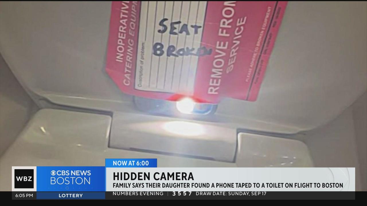 Family says flight attendant on Boston-bound plane recorded teen with bathroom hidden camera