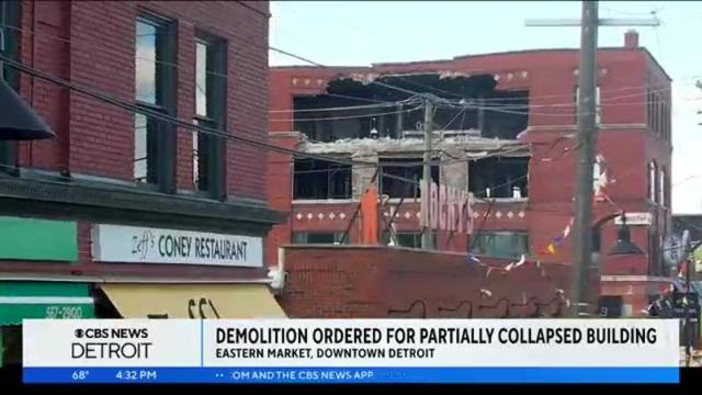 Detroit orders emergency demolition after Eastern Market building collapses, forces businesses to close 