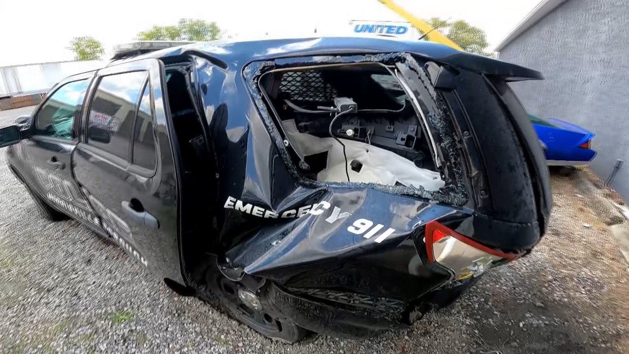 Move Over Law reinforced after PA officer's car was struck while he attended to disabled vehicle