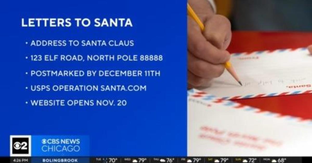 USPS kicks off Letters to Santa program CBS Chicago