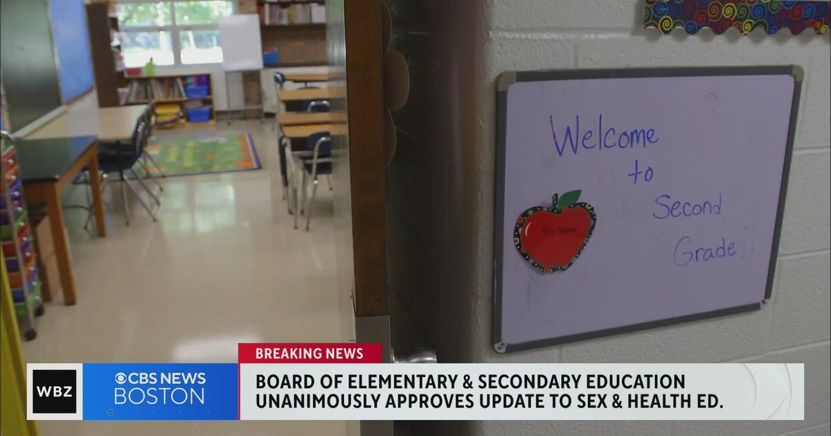 Massachusetts approves first sex and health education changes in schools in 24 years - CBS Boston