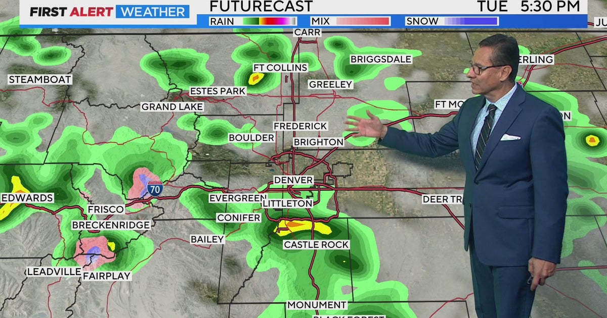 Mild temps with a few afternoon and evening showers and t-storms - CBS ...