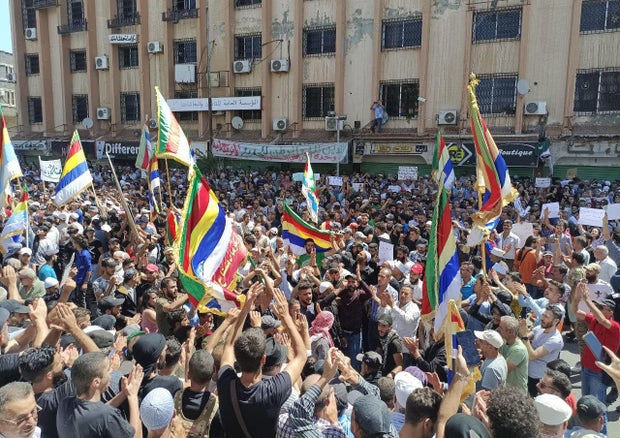 Assad regime protested in seven provinces of Syria