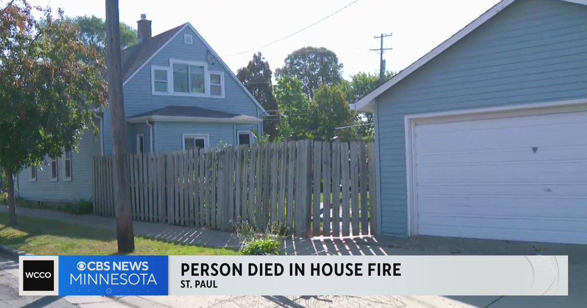 One person dead, two pets dead after house fire in St. Paul - CBS Minnesota