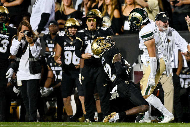 Colorado's Travis Hunter and Colorado State's Henry Blackburn make peace by  going bowling