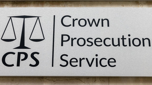 Crown Prosecution Service Sign London 