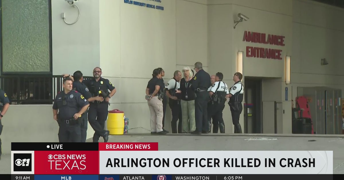 Arlington officer killed in hit-and-run - CBS Texas