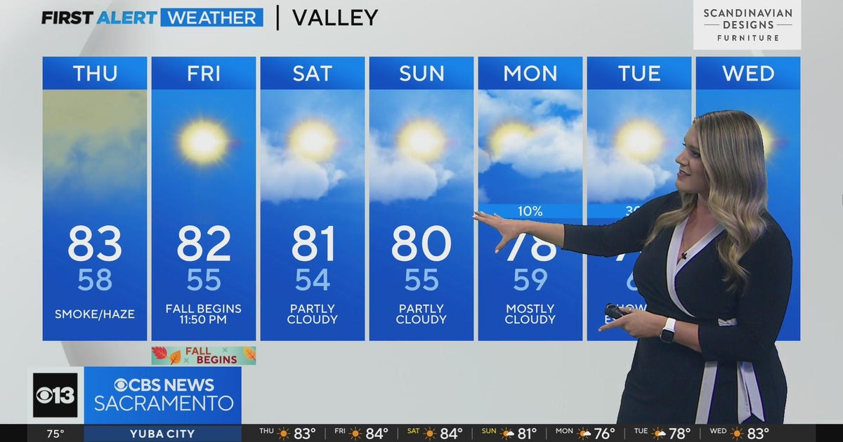 Thursday afternoon weather forecast - Sept. 21, 2023