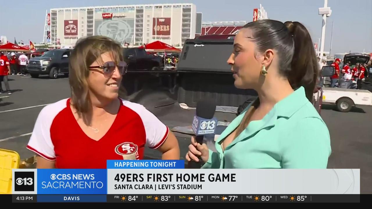 49ers fans ready for team's first home game of season - CBS Sacramento