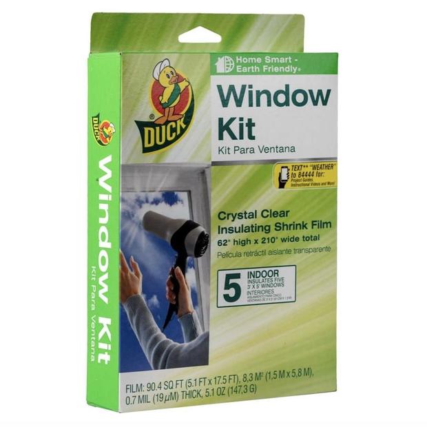 Duck Brand Indoor 5-Window Shrink Film Insulator Kit 