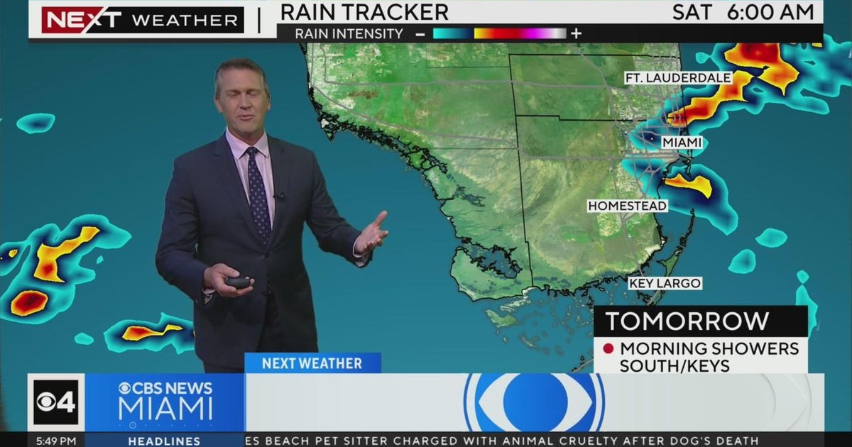 South Florida weekend weather 9/22/23: Showers in the forecast - CBS Miami