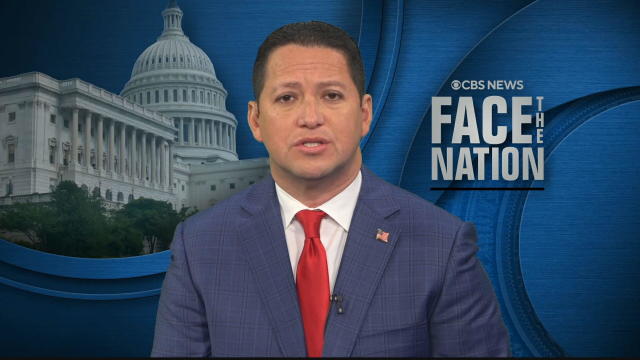 Rep. Tony Gonzales appears on "Face the Nation" on Sunday, Sept. 24, 2023. 