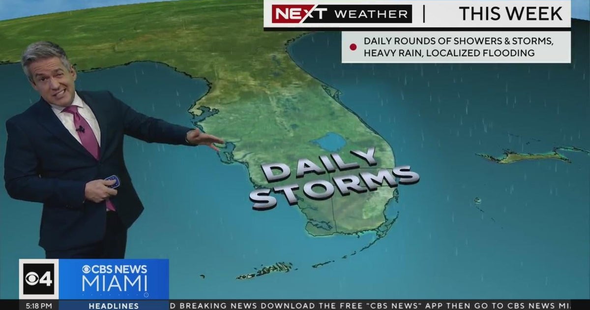 Miami PM weather forecast for Monday, 9/25/23 - CBS Miami