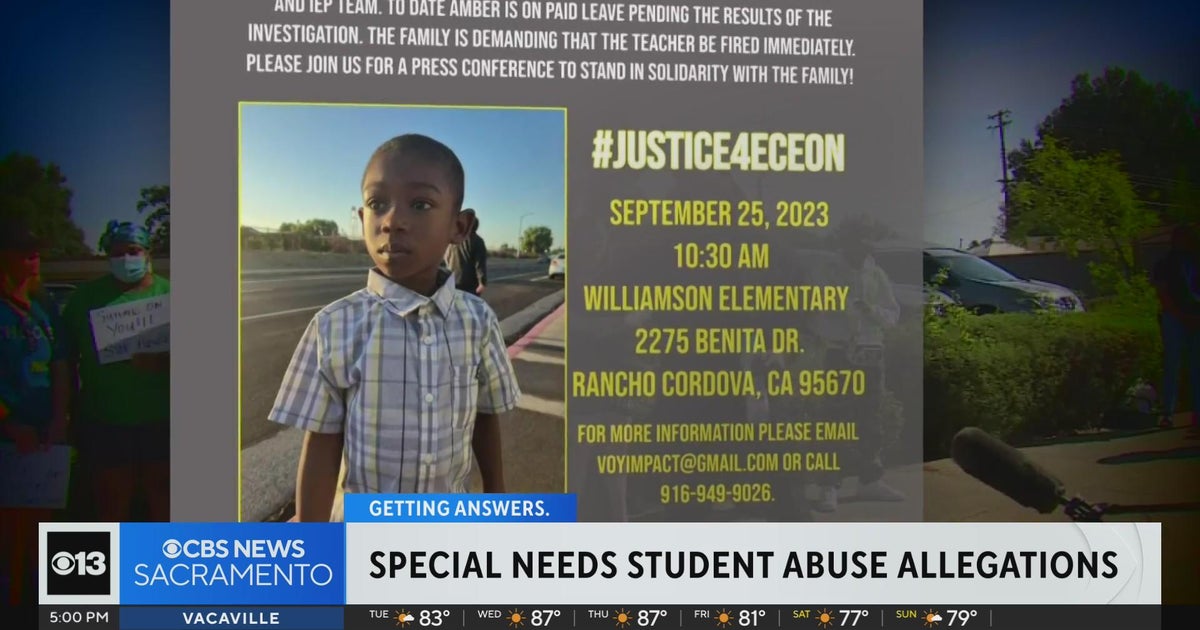 Rancho Cordova teacher accused of illgally restraining, slapping special needs student