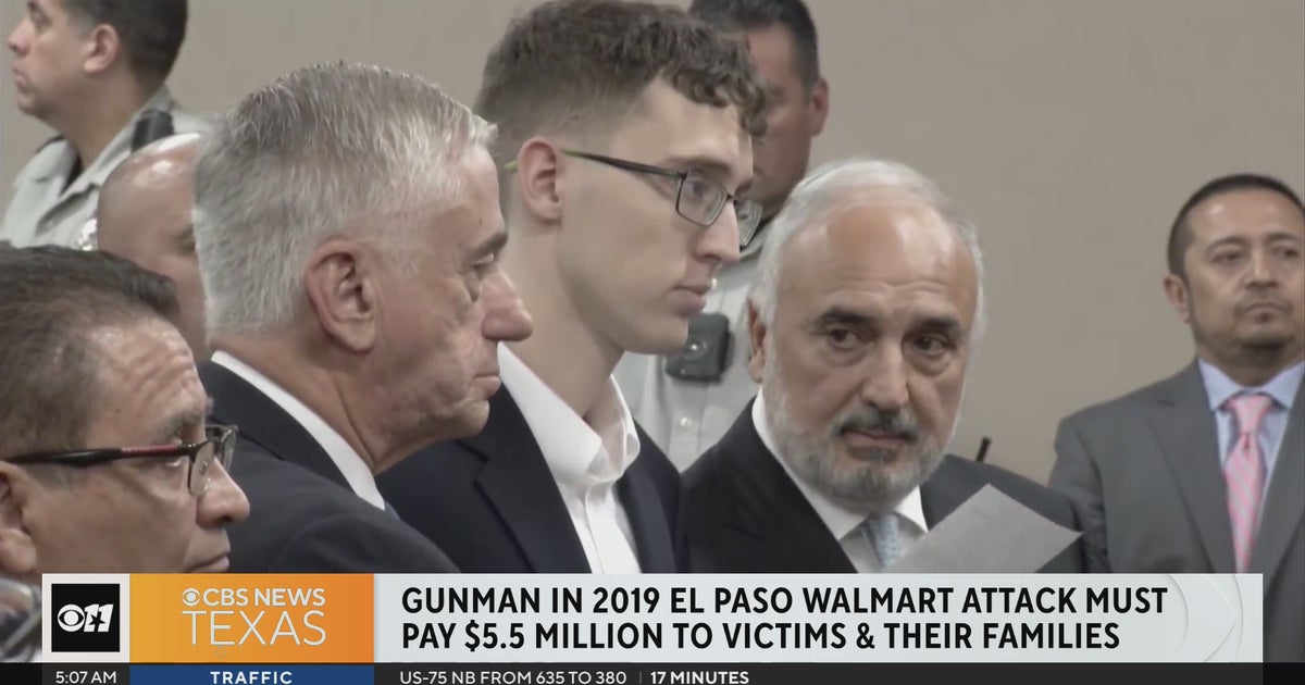 El Paso Walmart gunman to pay $5.5M to victims, families - CBS Texas