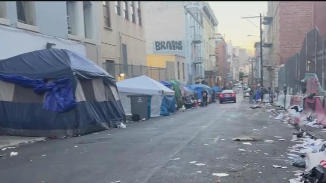Willow Street homeless encampment in SF 