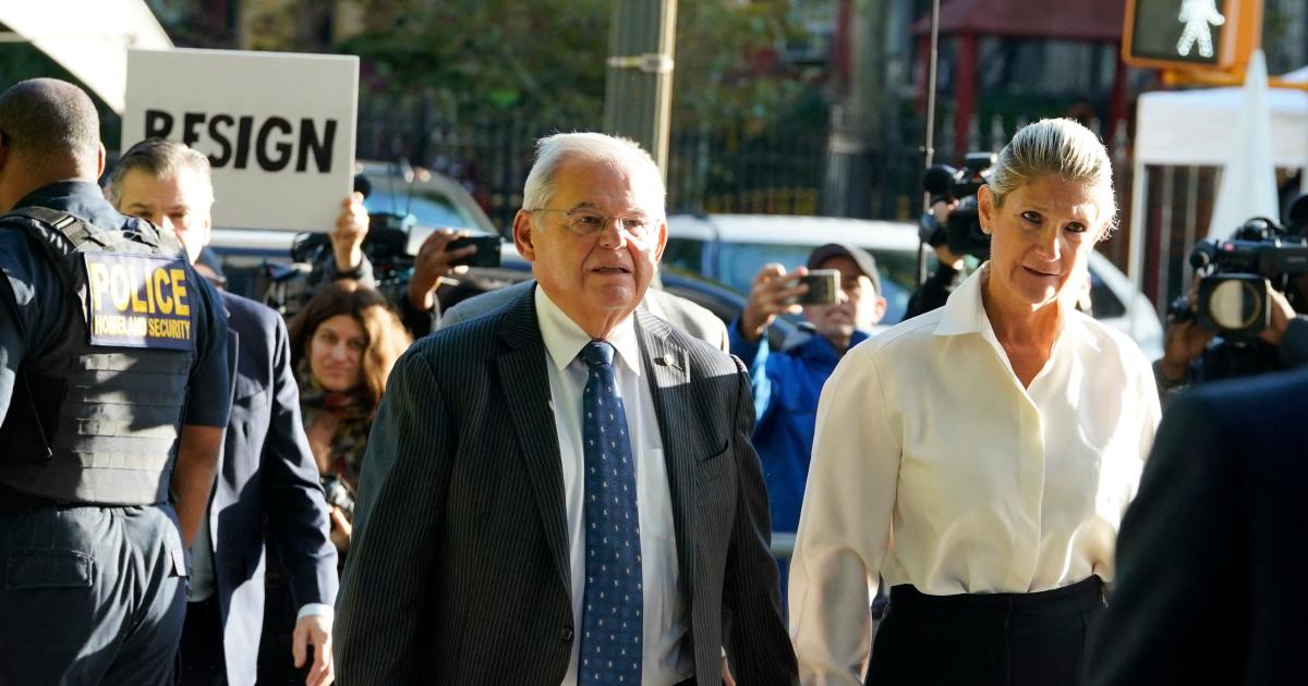 Menendez due for first court appearance after bribery indictment