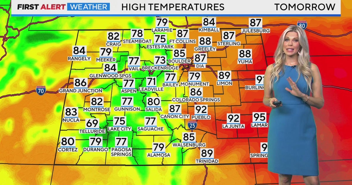 More Hot Temperatures Heading Into The Weekend - CBS Colorado