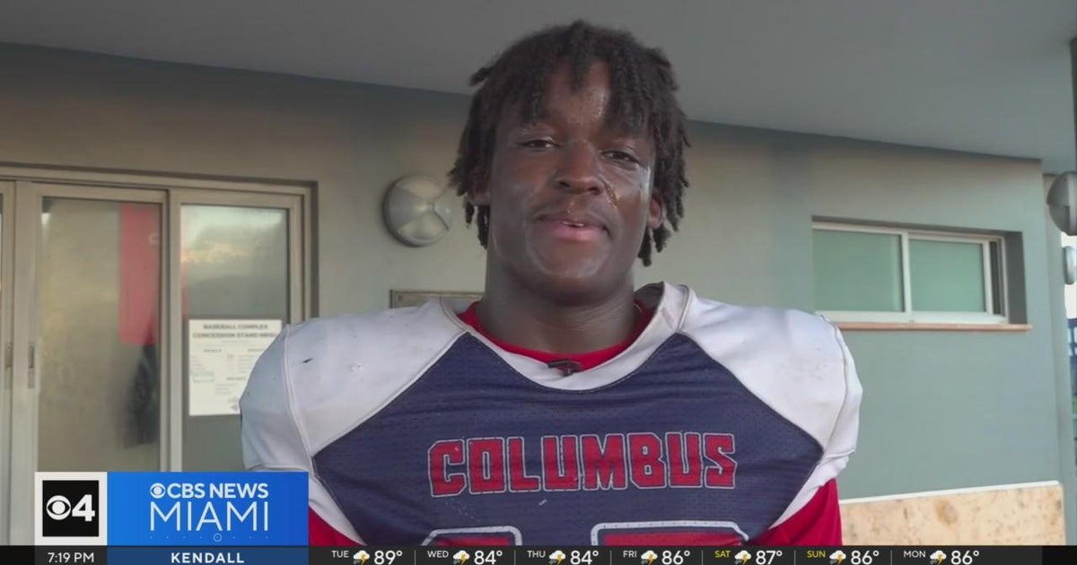 Willis McGahee, linebacker at Christopher Columbus HS: Nat Moore Trophy nominee Willis McGahee, linebacker at Christopher Columbus HS: Nat Moore Trophy nominee