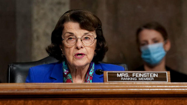 Sen. Dianne Feinstein makes an opening statement during a Senate Judiciary Committee hearing on Wednesday, Sept. 30, 2020, on Capitol Hill in Washington, D.C. 