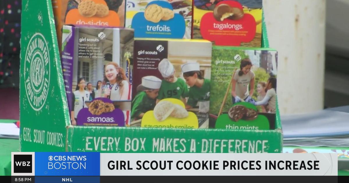 Girl Scout cookie prices increasing to $6 a box in eastern Massachusetts
