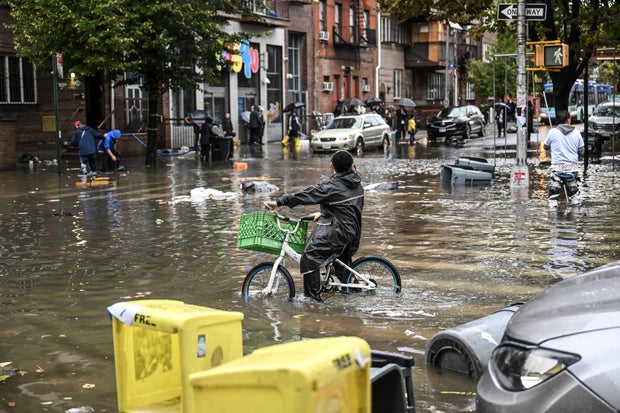 Flash flood hit New York